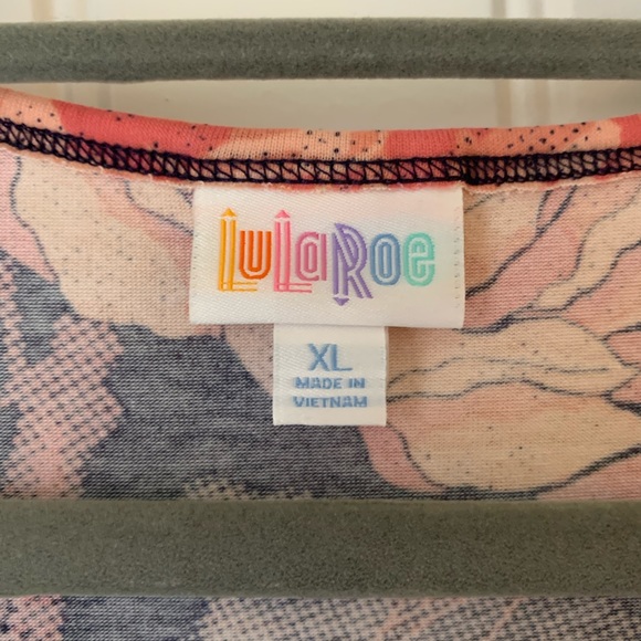 Lularoe Irma in pink Maleficent print - Picture 2 of 4